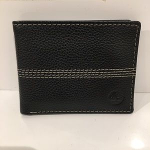 Timberland Wallet Black 100% Genuine Leather